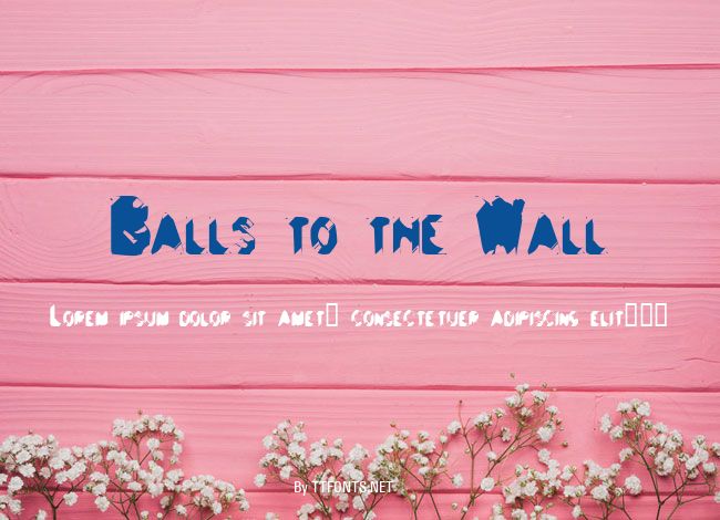 Balls to the Wall example